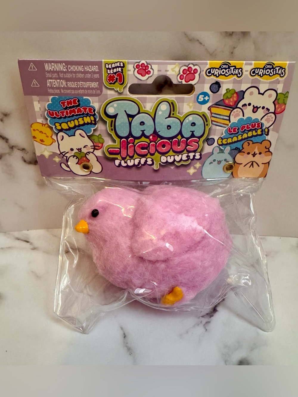 🐥Taba-licious Pink Plush Squish Chick Brand New🐥